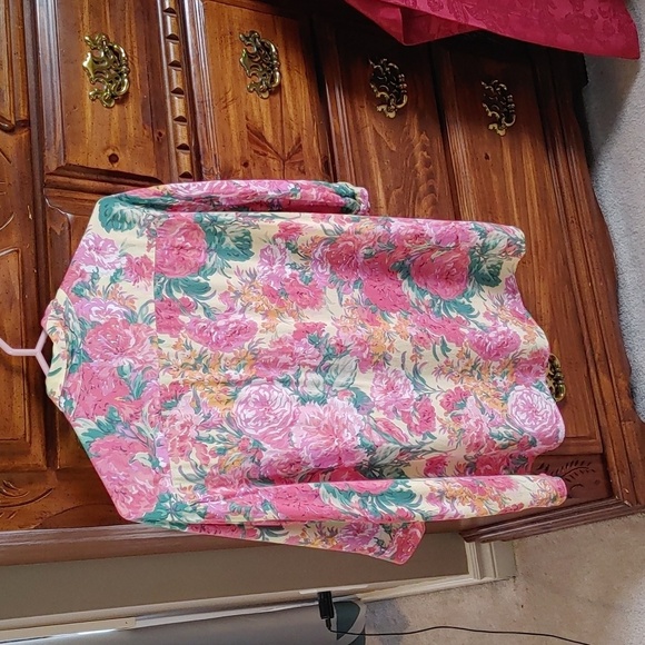 Zara Women's Floral Button Down Top Size Large - Picture 5 of 12